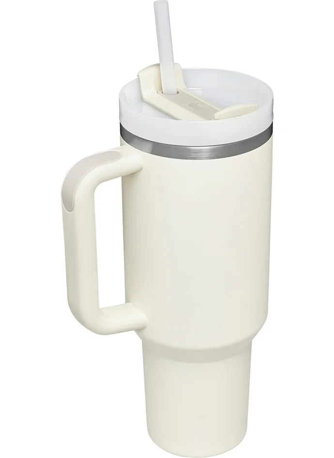 Stanley Quencher Thermos with Straw 1.18 L Cream