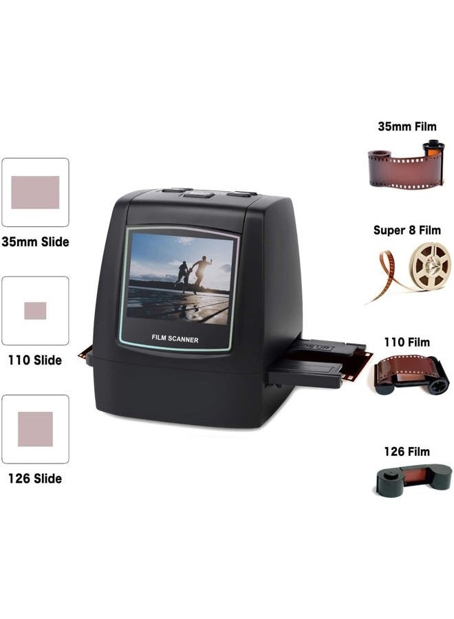 DIGITNOW Film Scanner with 22MP Converts 126KPK/135/110/Super 8 Films, Slides, Negatives, Impressive 128MB Built-in Memory - Image 2