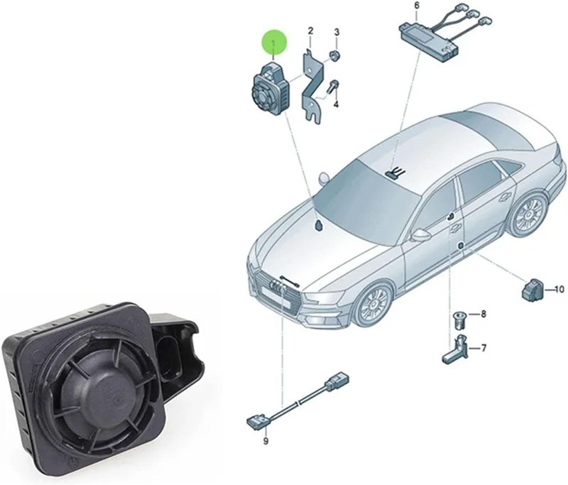 Immediate Response Vehicle Anti Theft Alarm Systems with 110dB Loud Construction Fit Select Automobiles Digital Signals Processing Alarm Horn - Image 2
