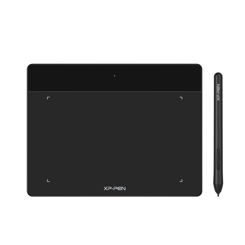 XPPen Deco Fun S 6x4 Inches Graphic Tablet, 8192 Pressure Levels, Battery-Free Stylus, Compact & Lightweight, Ideal for Online Teaching & Presentations, Supports Windows/Mac/Linux/Android - Black - Image 1