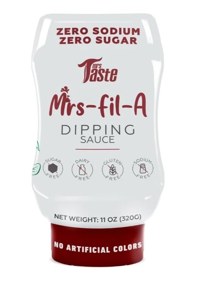 مسز تايست صلصة غمس خالية من السكر من السيدة تيست، خالية من السعرات الحرارية والصوديوم والسكر، غنية بالألياف، مناسبة لحمية الكيتو والباليو، بهارات وصلصات منخفضة السعرات الحرارية (11.43 أونصة، السيدة فيل-أ)