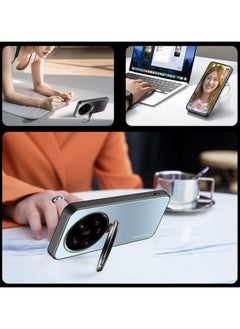 General Case Compatible with Xiaomi 14 Ultra Slim Shell Film Integrated Mobile Phone Case with Camera Lens Cap PC Hard Cover with Holder for Xiaomi 14 Ultra  - Image 2