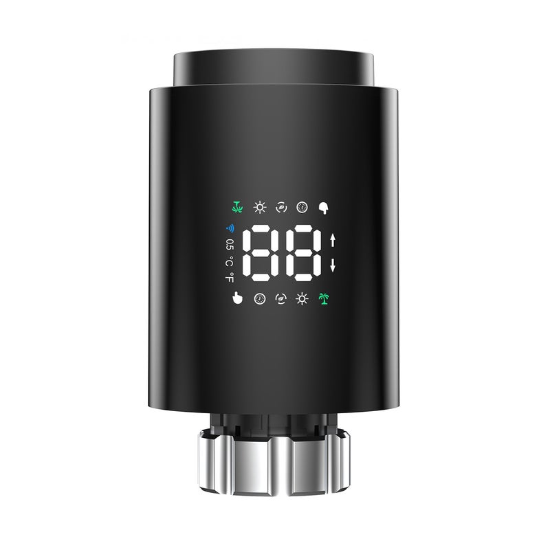 Thermostatic Radiator Valve Smart Radiator Valve Intelligent Thermostat Valve LED Display Supporting Mobile App Control Radiator Controller for Zigbee - Image 1