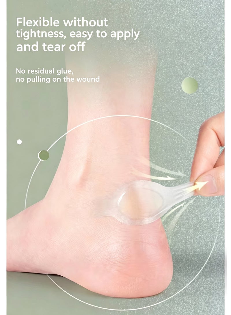 28×69mm Watch-Shaped Invisible Gel Heel Pads, 10-Pack Blister Prevention Stickers for High Heels - Image 2