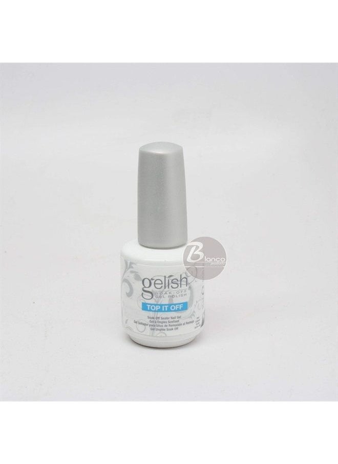 Gelish Soak Off Sealer 0.5 oz Top Coat Gel Nail Salon Manicure Polish UV Harmony  - Image 2