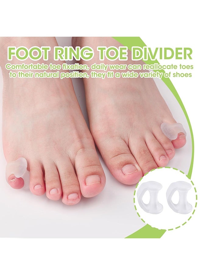 10PCS Gel Toe Separator, Pinky Toe Spacers, Little Toe Cushions Straightener Bunion Corrector for Preventing Rubbing & Relieving Pressure, Pain Relief from Overlapping Toes, Blisters, and Corns - Image 5