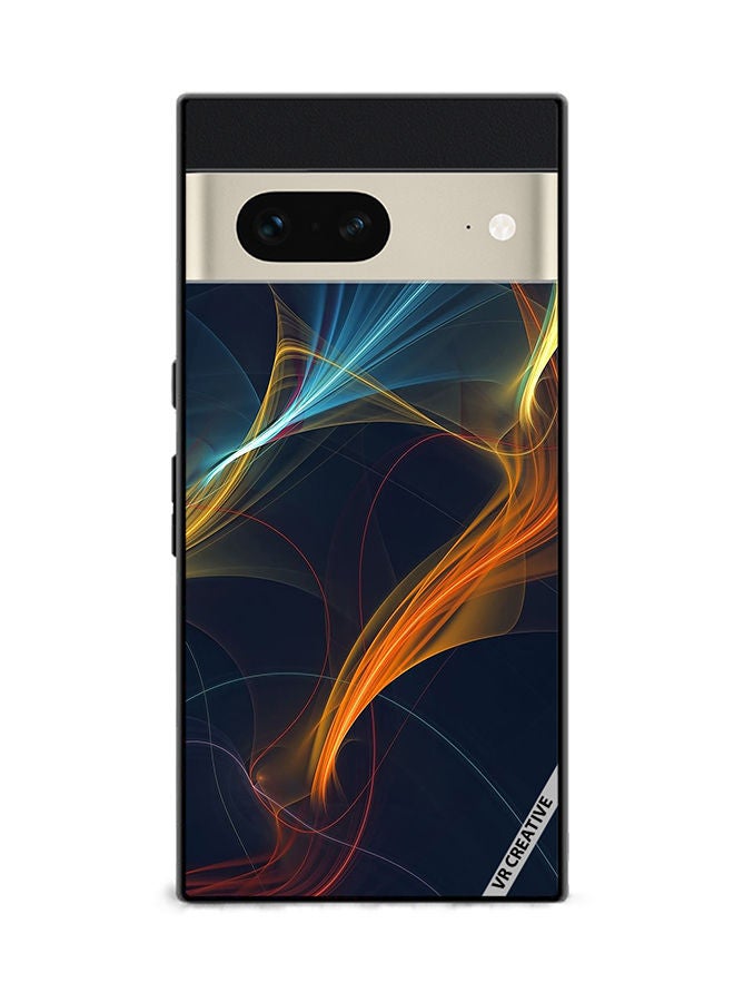 VR CREATIVE Protective Case Cover For Google Pixel 7 Abstract Design Multicolour - Image 1