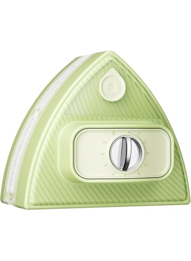 منظف نوافذ مغناطيسي مزدوج الجوانب قابل للتعديل مع خزان ماء، منظف نوافذ مزدوج الجوانب للاستخدام في المباني العالية والمنازل، آمن وفعال لتنظيف الأسطح الزجاجية (زجاج بسماكة 5-25 مم، أخضر) - Image 1