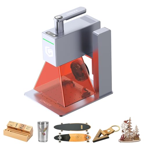Longer Nano Portable Laser Engraving Machine 5000mms High Speed 6W Laser Output Power 005mm Precision Suitable for Wood Acrylic Leather Fabric Metal Ceramic DIY Projects - Image 1