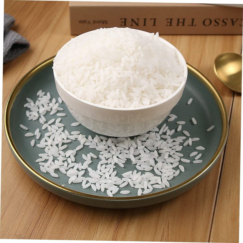 Beaupretty 2 Bags Realistic Rice Model Decor for Kitchen Photo Props - Image 5