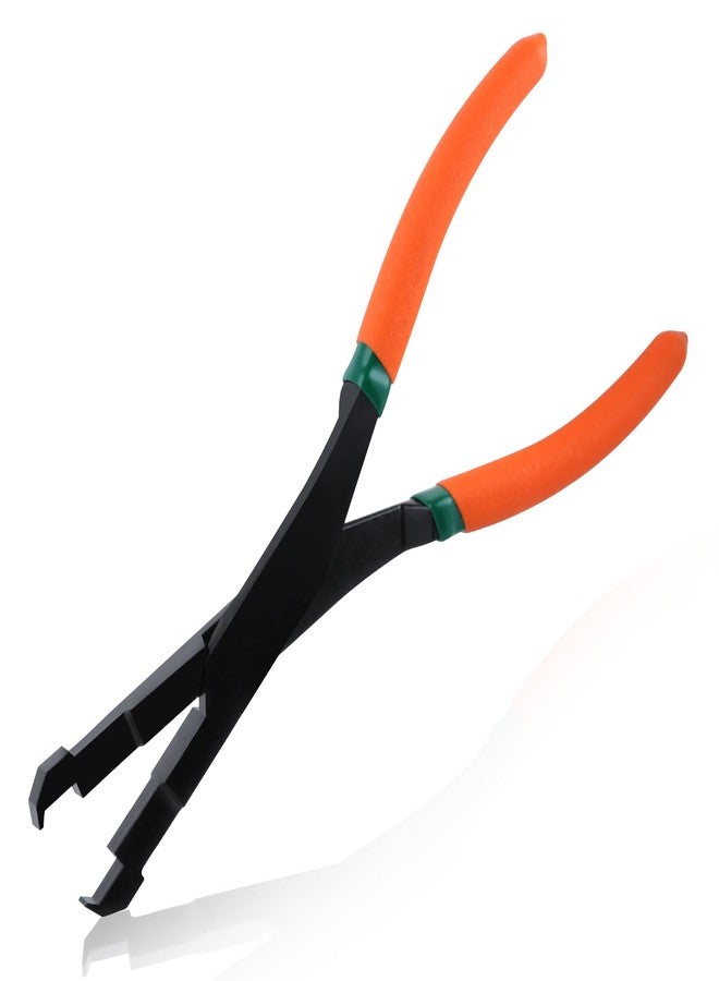 SPEEDWOX Heavy Duty Angled U-Joint Snap Ring Pliers - Push Pin & Trim Clip Removal Tool for Automotive Use - Image 1