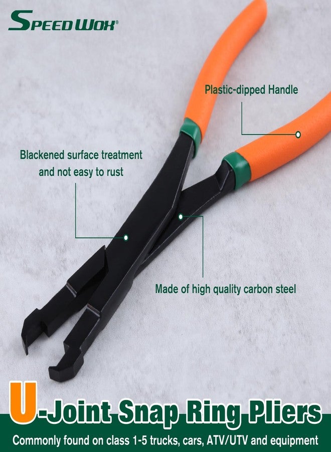 SPEEDWOX Heavy Duty Angled U-Joint Snap Ring Pliers - Push Pin & Trim Clip Removal Tool for Automotive Use - Image 5