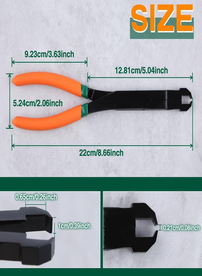 SPEEDWOX Heavy Duty Angled U-Joint Snap Ring Pliers - Push Pin & Trim Clip Removal Tool for Automotive Use - Image 4