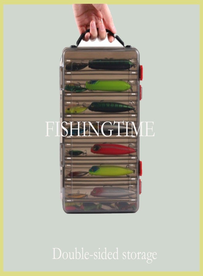 CXYNDFA Double Sided Fishing Tackle Box Organizer - Portable Lure Storage Case with Dividers & Trays for Crankbaits, Hooks, Kayak Boat Fishing in Freshwater Saltwater - Image 3