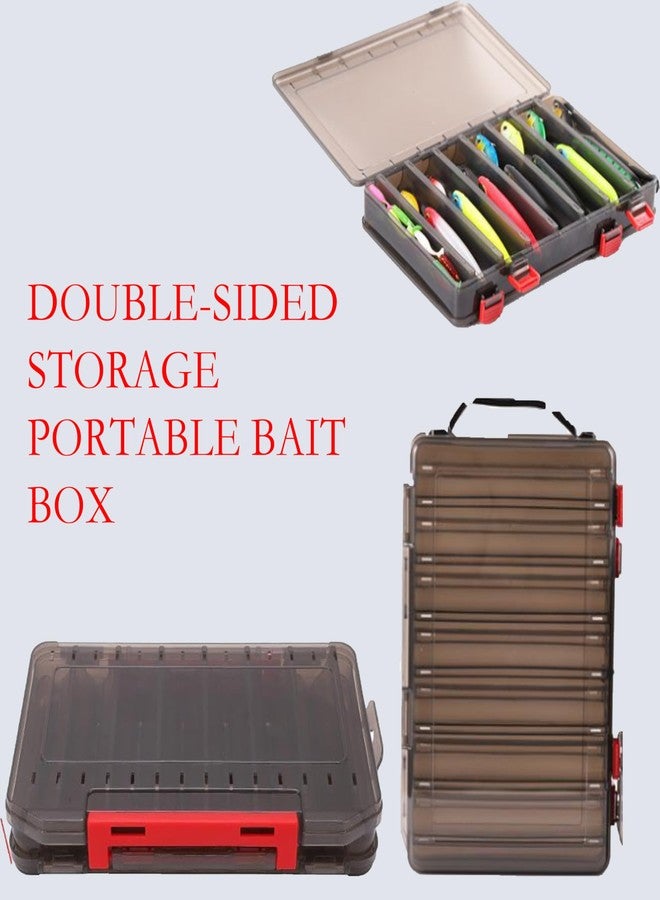 CXYNDFA Double Sided Fishing Tackle Box Organizer - Portable Lure Storage Case with Dividers & Trays for Crankbaits, Hooks, Kayak Boat Fishing in Freshwater Saltwater - Image 5