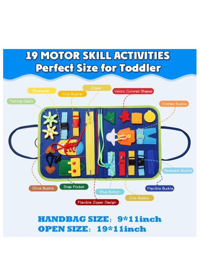 MIXDE Toddler Busy Board Montessori Sensory Toy - Image 2