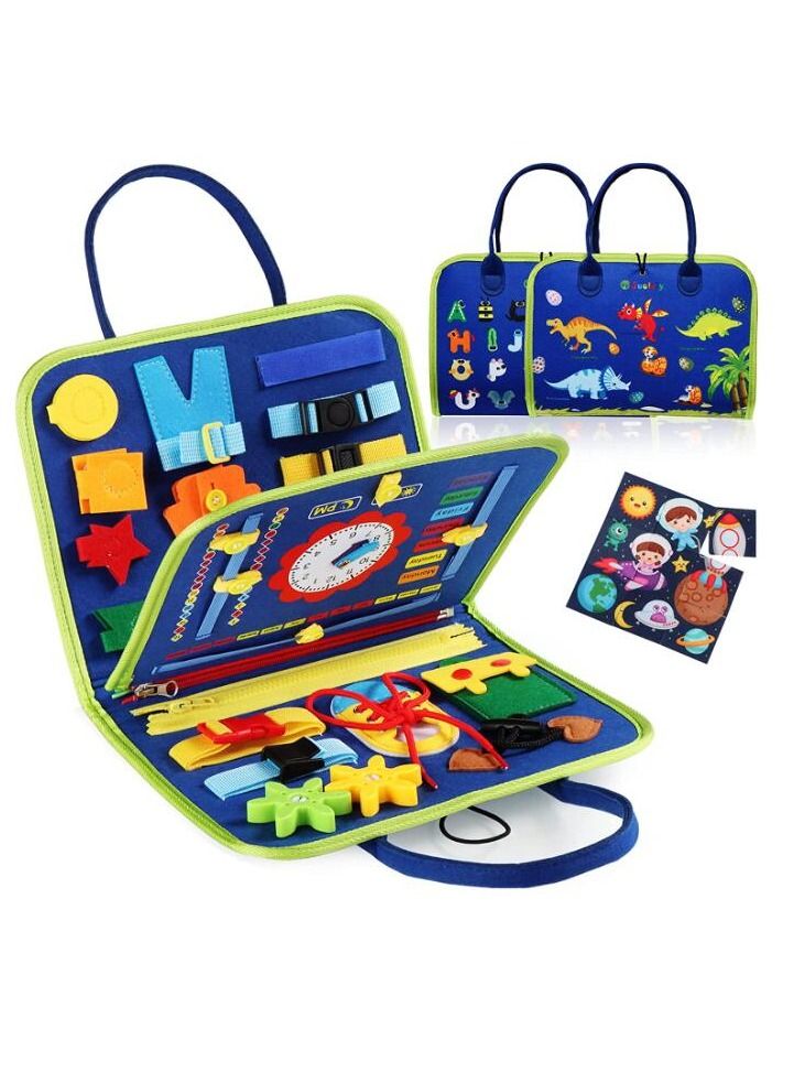 MIXDE Toddler Busy Board Montessori Sensory Toy - Image 1