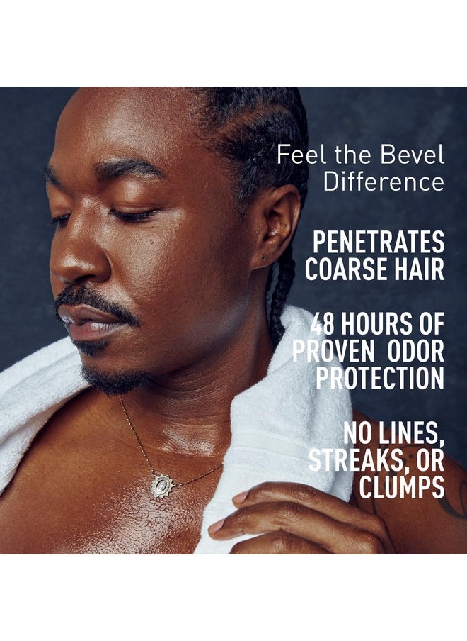 Bevel - Deodorant For Men With Coconut Oil And Shea Butter Aluminum Free No Streaks 48 Hour Protection 2.5 Oz (Packaging May Vary) - Image 1