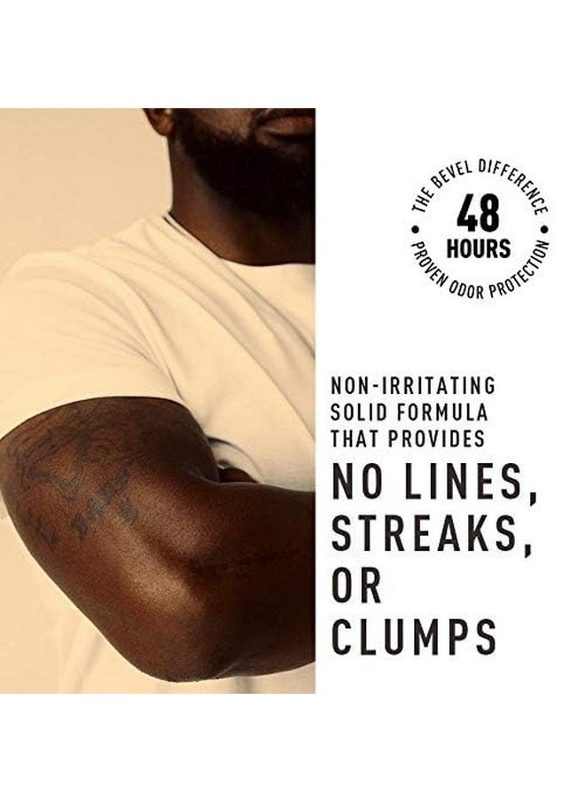 Bevel - Deodorant For Men With Coconut Oil And Shea Butter Aluminum Free No Streaks 48 Hour Protection 2.5 Oz (Packaging May Vary) - Image 1