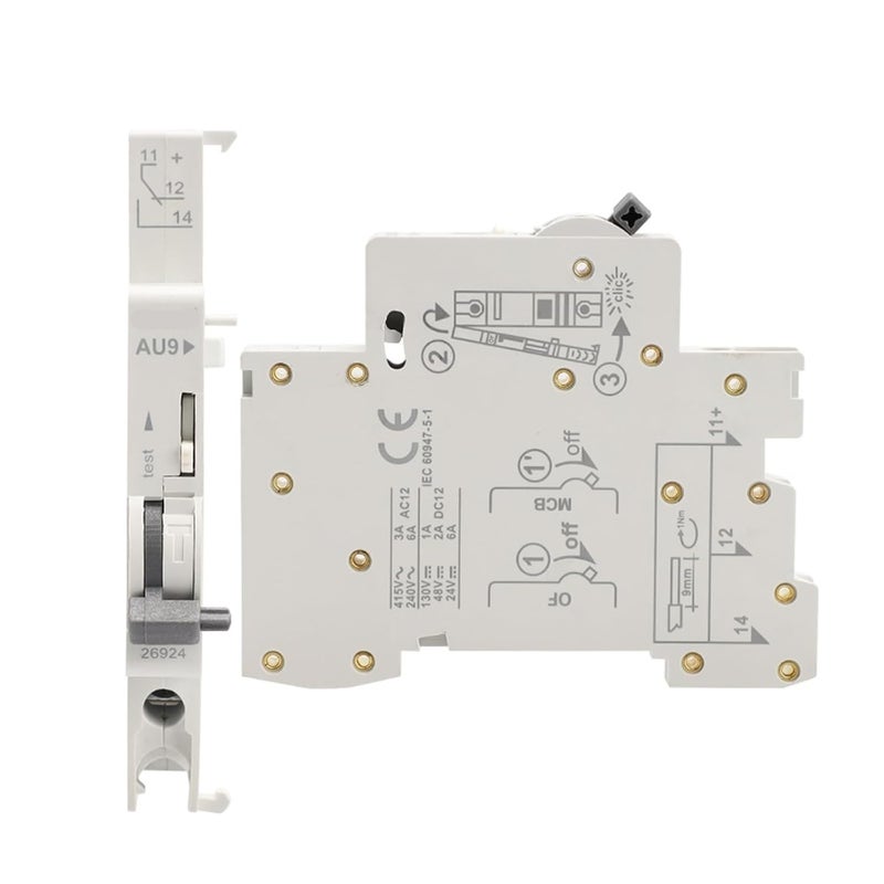 AU9 Color GYM9 1A 63A MCB جهة اتصال إنذار مساعدة رحلة تحويل جهاز فصل الجهد - Image 4