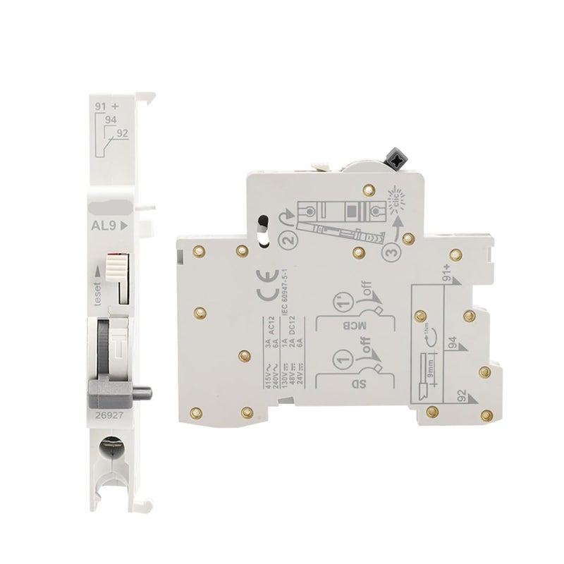 AU9 Color GYM9 1A 63A MCB جهة اتصال إنذار مساعدة رحلة تحويل جهاز فصل الجهد - Image 3