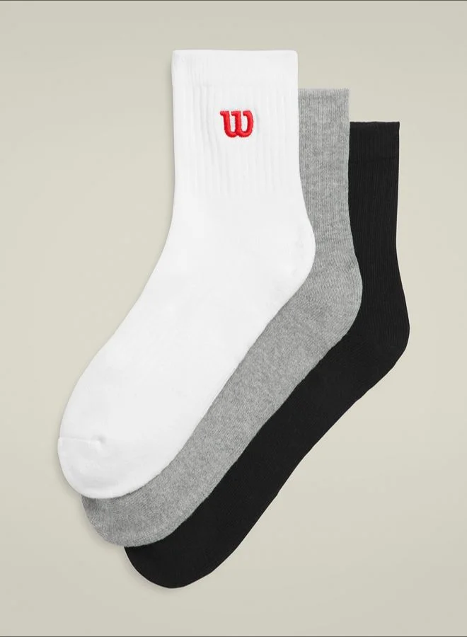 Quarter Top Socks 3-Pack