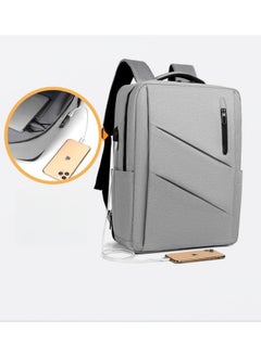 WAOKN Travel Laptop Backpack, Durable Business Backpack with USB Charging Port and Headphone Interface, Water Resistant College School Computer Bag Gifts for Men Women, Fits 17 Inch Notebook  - Image 3