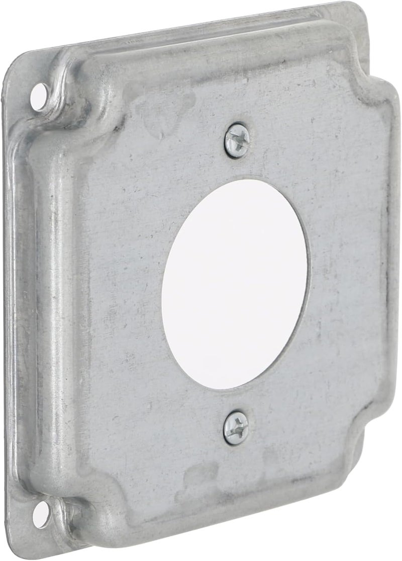 RACO Hubbell- 811C Cast Iron 4" Square Cover 30a Lock, 1.719" Diameter - Image 1