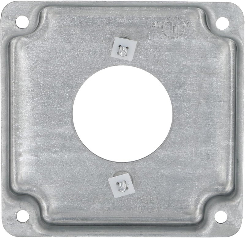 RACO Hubbell- 811C Cast Iron 4" Square Cover 30a Lock, 1.719" Diameter - Image 4