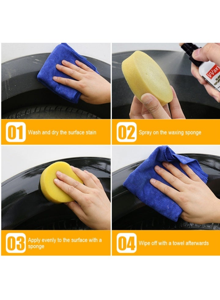 V-Vaxy 50ml Car Rubber Plastic Refurbishing Agent Bumper Door Refurbisher - Image 3