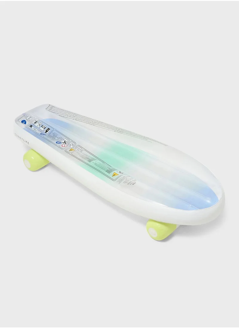 SUNNY LIFE Kids Skateboard Float The Sea Kids Blue-Lime