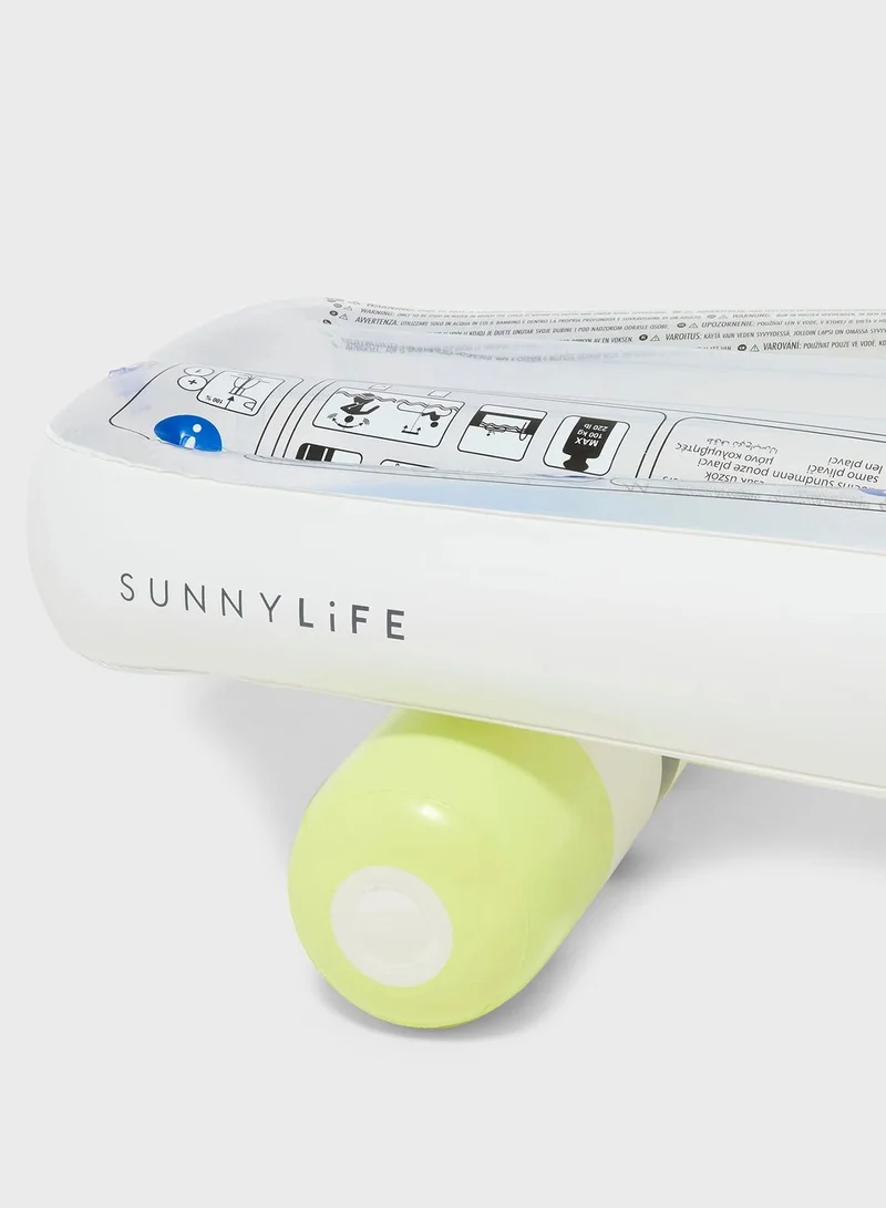 SUNNY LIFE Kids Skateboard Float The Sea Kids Blue-Lime