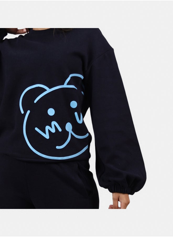 SHECHICK - Shechick Cute Teddy Bear Navy Set - Image 1