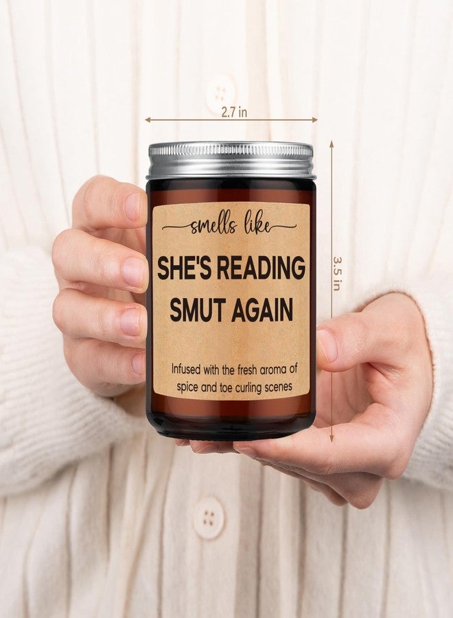 LEADO Reading Candle, Book Lovers Gifts - Bookish Candle, Dark Romance, Bookish Decor - Funny Reading Decor, Books Themed Present - Birthday, Mothers Day Gifts for Book Lovers Women, Readers, Bookworm - Image 4