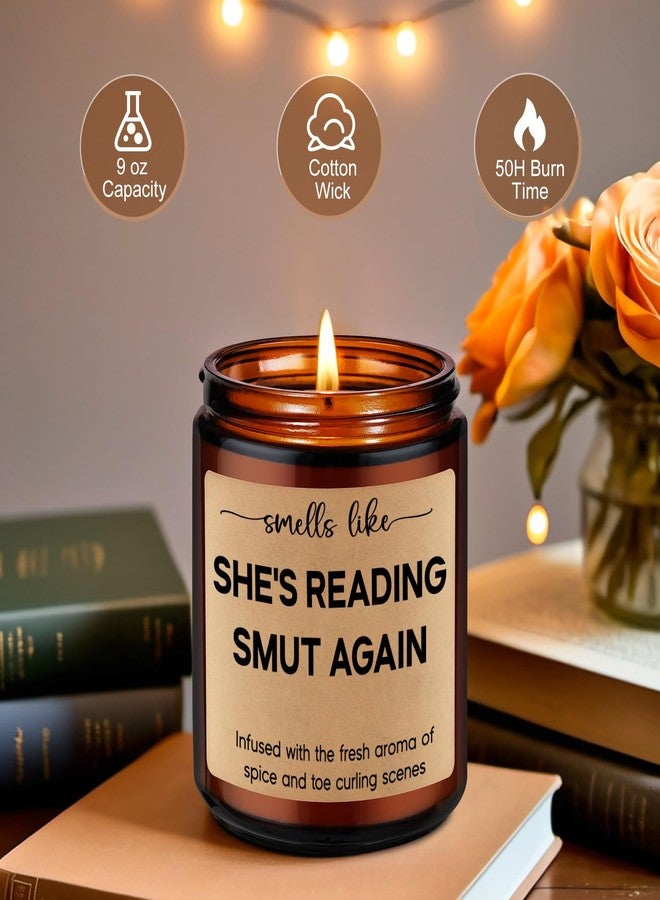 LEADO Reading Candle, Book Lovers Gifts - Bookish Candle, Dark Romance, Bookish Decor - Funny Reading Decor, Books Themed Present - Birthday, Mothers Day Gifts for Book Lovers Women, Readers, Bookworm - Image 3