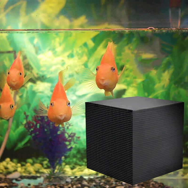 ELEDUCTMON Eco-Friendly Aquarium Water Purifier Cube Filter with Activated Carbon - Ultra-Strong Filtration for Fish Tanks, Ponds & Water Purification (Large) - Image 4