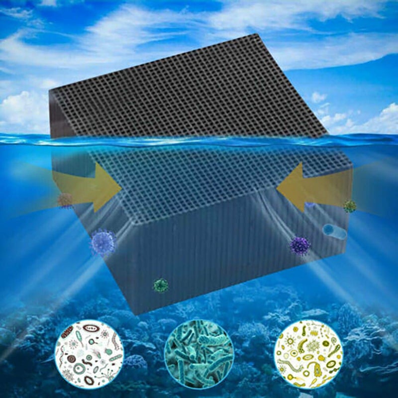 ELEDUCTMON Eco-Friendly Aquarium Water Purifier Cube Filter with Activated Carbon - Ultra-Strong Filtration for Fish Tanks, Ponds & Water Purification (Large) - Image 5