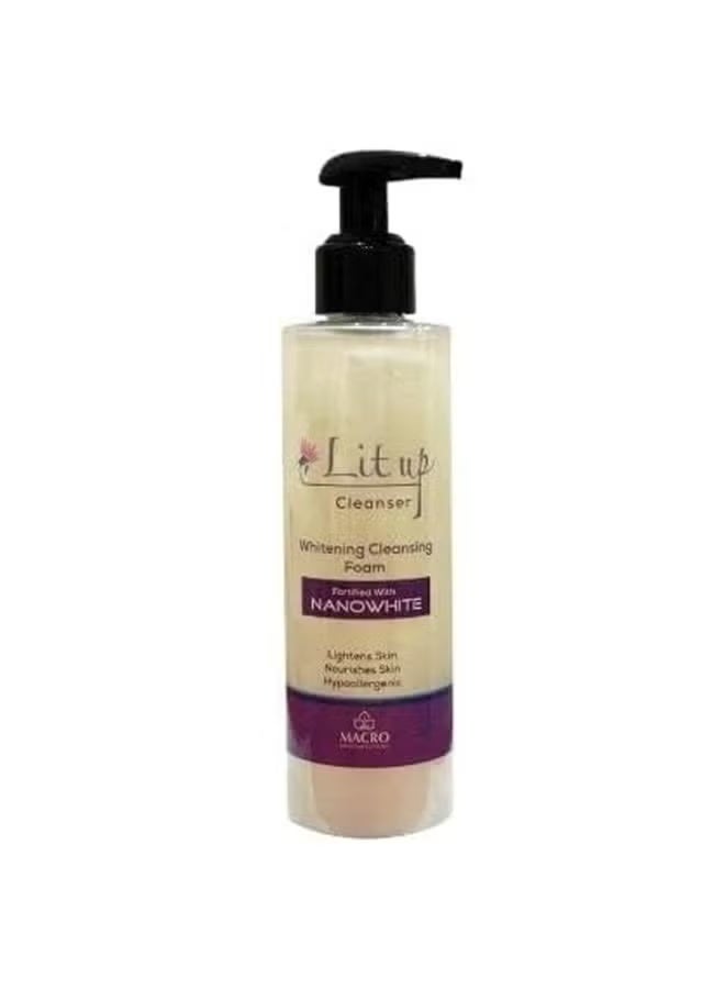 ماكرو غسول لِت أب لتفتيح البشرة – رغوة تنظيف 200 مل لبشرة مشرقة ونقية - Image 4