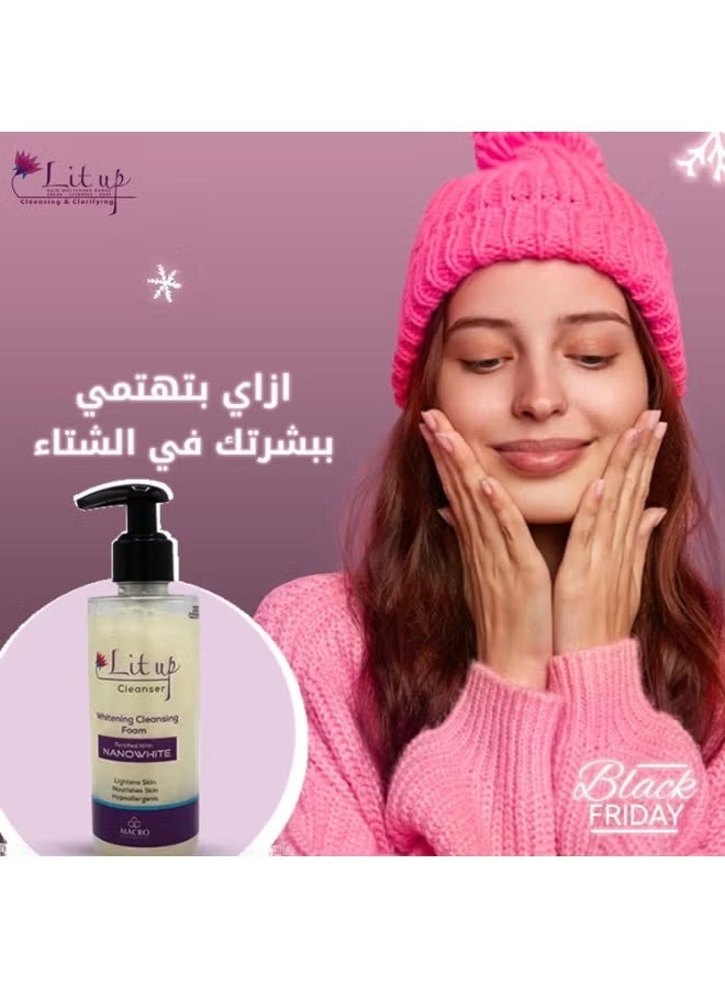 ماكرو غسول لِت أب لتفتيح البشرة – رغوة تنظيف 200 مل لبشرة مشرقة ونقية - Image 3