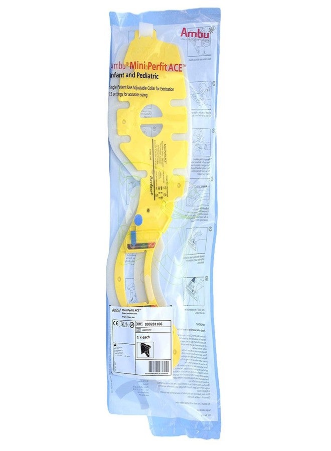 Ambu Mini Perfit ACE Preformed Extrication Cervical Collar One Size Adjustable Neck Circumference 000281106 - Image 2