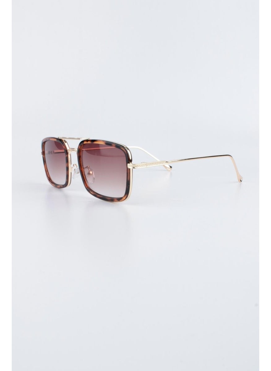 La Viva Unisex Leopard UV 400 Protected Unisex Sunglasses 23LV2931BR02 
