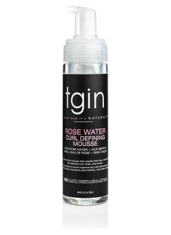 Tgin Rose Water Defining Mousse For Natural Hair - Curls Kinks Waves Protective Styles Low Porosity  - Image 1