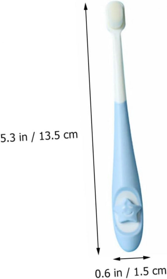 2pcs Boys and Girls Toothbrush Boy Girl's Tooth Cleaning Brush Newborn Bristle Brush Toothbrush for Toddlers Oral Care - Image 2
