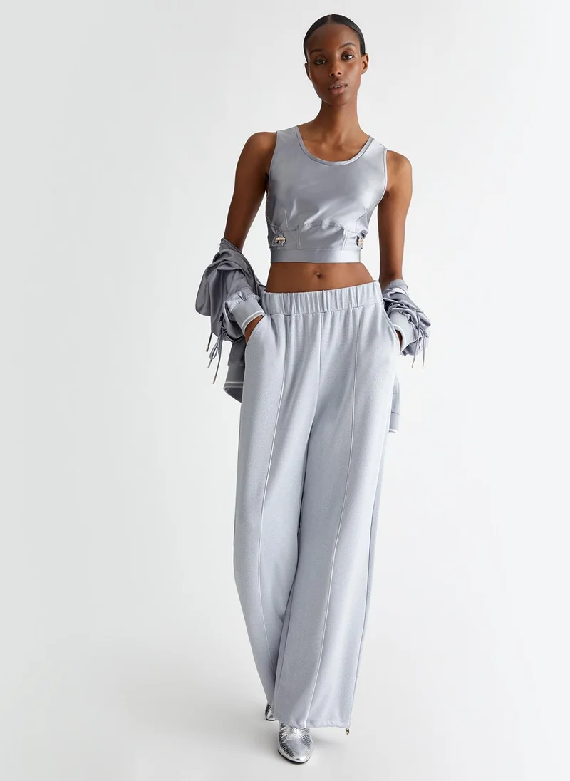 Liu Jo LurexÂ® jersey trousers