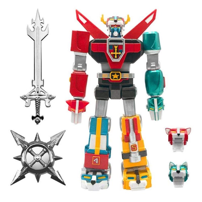 SUPER7 Voltron Defender of The Universe Super7 Ultimates Toy Deco Metallic Paint 7-Inch Collector's Action Figure VOLTW01-DOU-01 - Image 1
