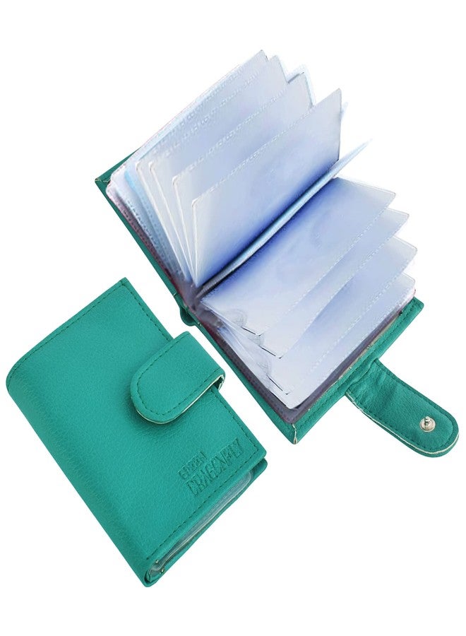 GREEN DRAGONFLY® PU Leather Teal Green Wallet for Women & Girl's - Image 1