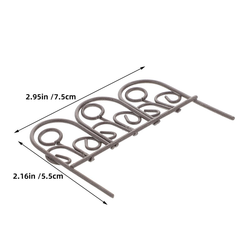 2 Pcs Miniature Dollhouse Garden Fence: Decorative Mini Fence For Diy Landscape Accessories Picket For Outdoor Bonsai Decor - Image 5