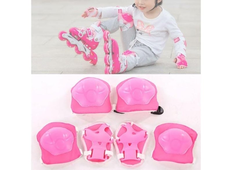 G-50 6-Piece Children's Protective Gear Set for Skating, Cycling, and Scootering, Pink - Image 4