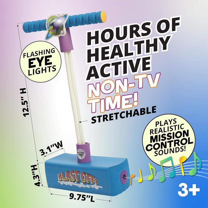Flybar My First Foam Pogo Jumper for Kids Fun and Safe Pogo Stick for Toddlers, Durable Foam and Bungee Jumper for Ages 3 and up, Supports up to 250lbs - Image 3