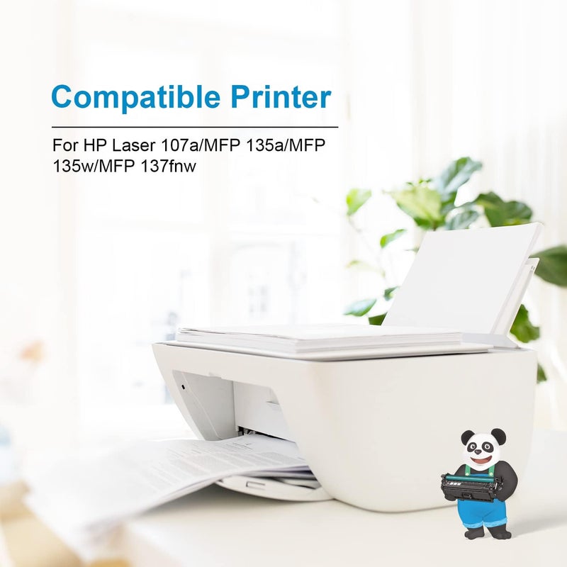 Asta 2PCS 106A Toner Cartridge W1106A With Chip Compatible For HP LaserJet 107a MFP 135a 135w 137fnw Printer W 1106 106 A Office Printing Print High Yield Laser Jet 135 137 - Image 3